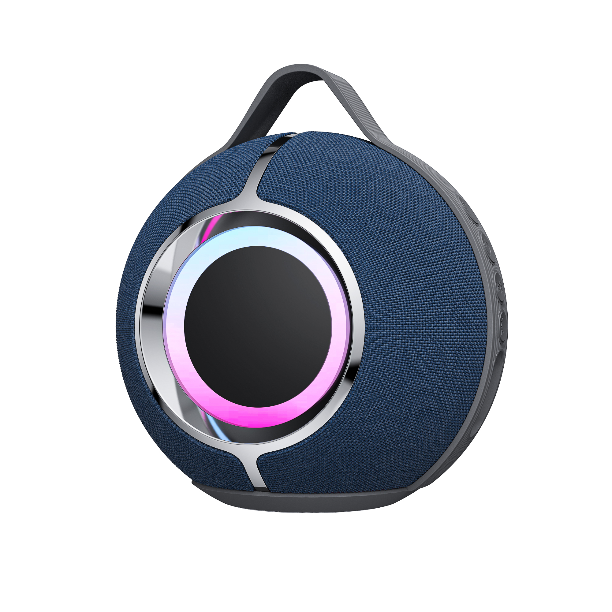 10W Fabric bluetooth speaker with RGB LED Lights - CQAUDIO