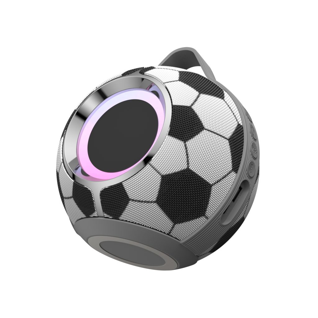 10W Fabric bluetooth speaker with RGB LED Lights - CQAUDIO